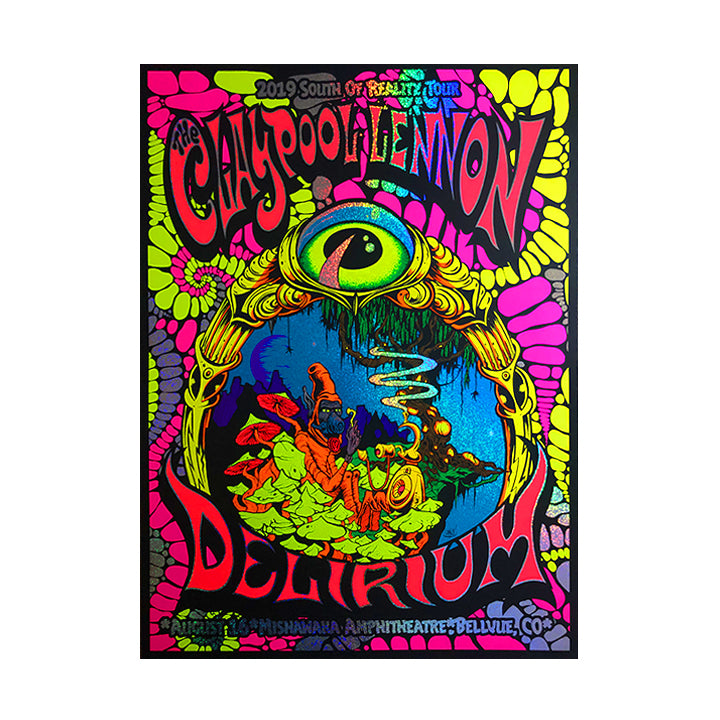 Claypool Lennon Delirium UV Blacklight Poster!