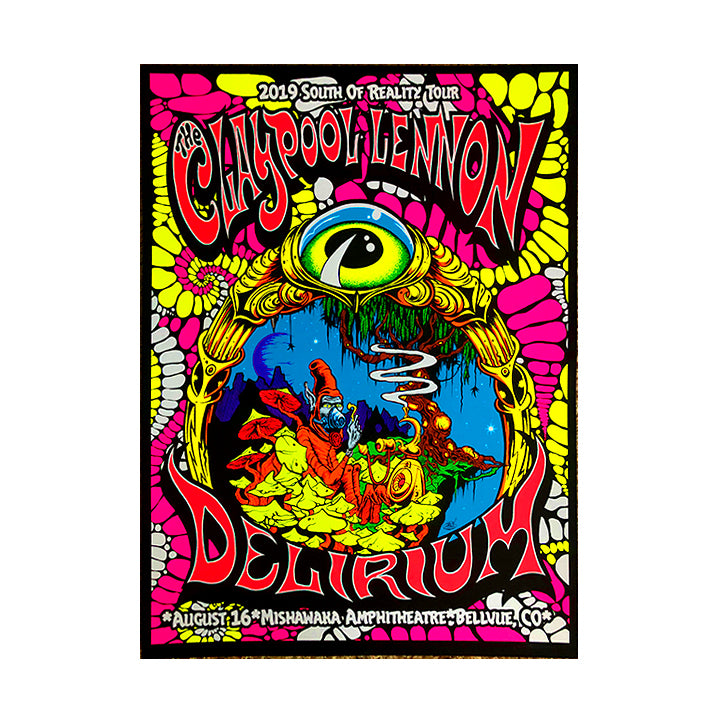 Claypool Lennon Delirium UV Blacklight Poster! – official-dirty