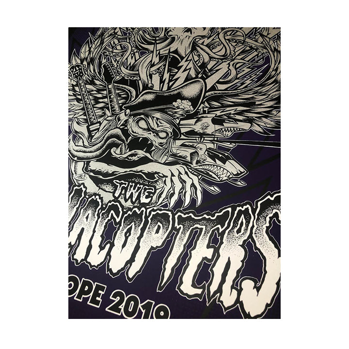 HELLACOPTERS シルクスクリーンポスター DIRTY DONNY Hellacopters poster book – Dirty Donny