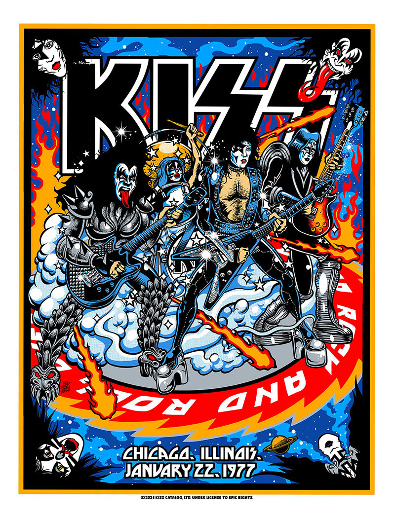 シルクスクリーンポスター DIRTY DONNY バンドポスター Products – official-dirty-donny-store