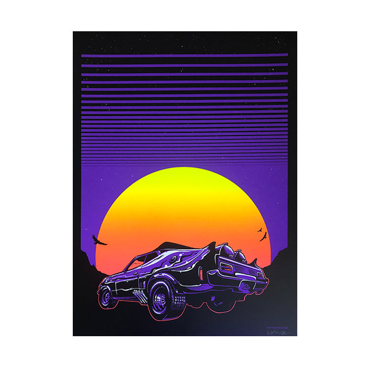 Last V8 Purple (2nd Edition) UV Blacklight Edition Poster!