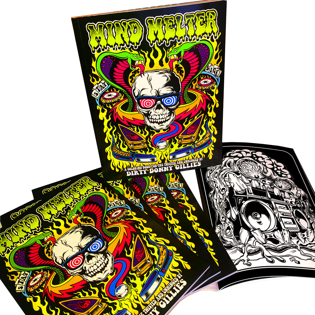 Mind Melter Coloring Book Signed by the Artist!