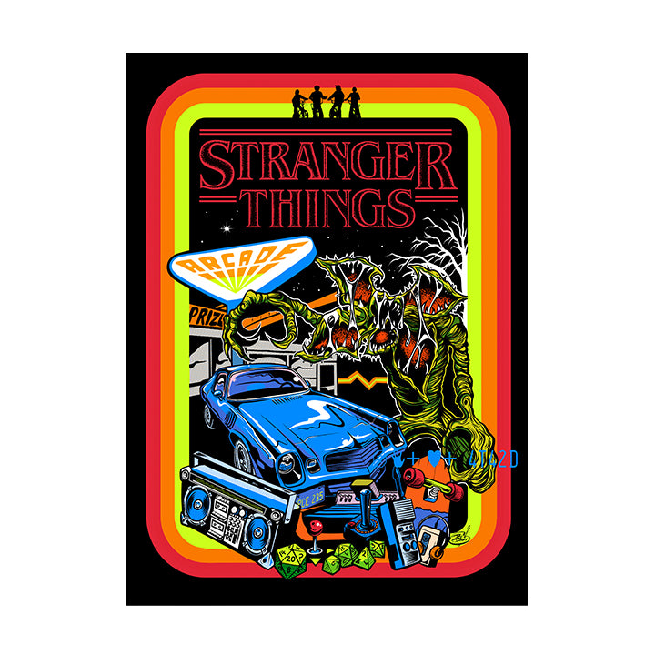 1 STRANGER THINGS (DD's first Netflix poster, almost gone